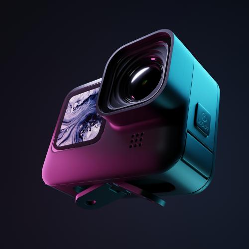 Render of a GoPro hero 9