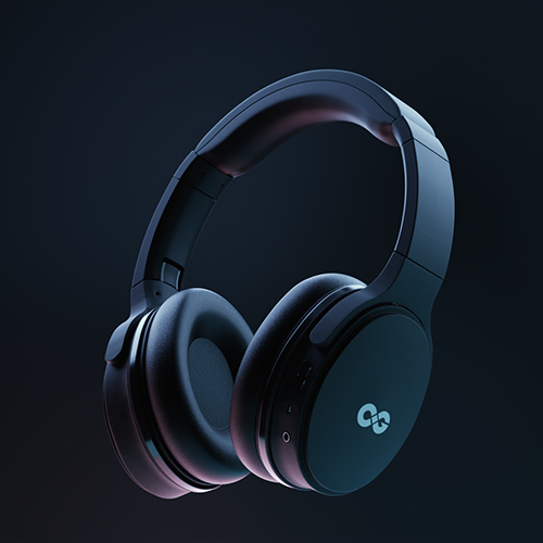 Render of Bluetooth headphones